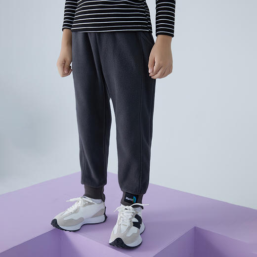 【2025反季抄底清仓】29.9元龙之涵 亲子款罗纹束口摇粒绒休闲裤 秋冬新款  A类标准 抗静电 商品图10