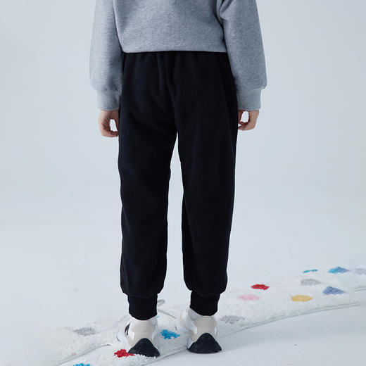 【2025反季抄底清仓】29.9元龙之涵 亲子款罗纹束口摇粒绒休闲裤 秋冬新款  A类标准 抗静电 商品图7