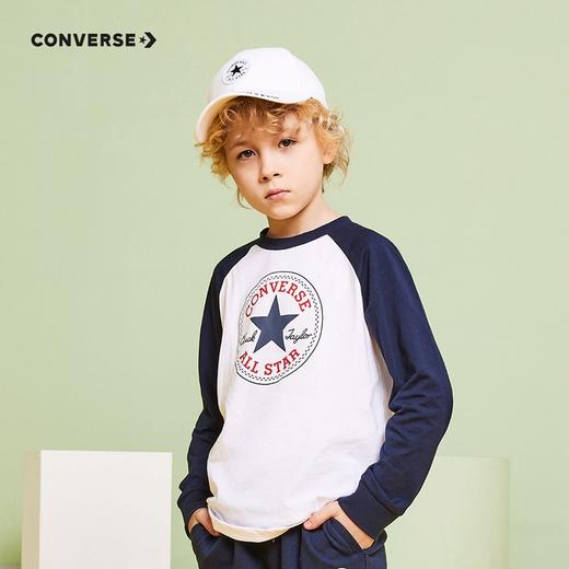 CONVERSE 秋 大童小童 长袖T恤 CNVB-AG-8884 商品图0