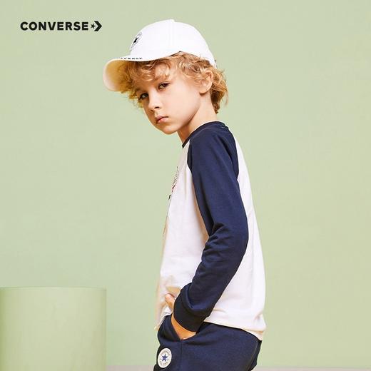 CONVERSE 秋 大童小童 长袖T恤 CNVB-AG-8884 商品图1