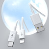 品胜 二合一充电线1m 苹果+Type-c充电线 一拖二线 苹果华为小米通用数据线 线长1米 商品缩略图7