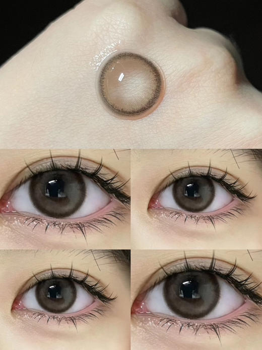 【日抛大直径】PUFF GIRL-冰栗子14.5mm【日抛0-800度 不含525/575】 商品图6