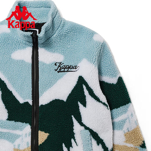 羊羔绒外套情侣款运动卫衣满印泰迪绒休闲开衫K0CY2WK72 商品图3