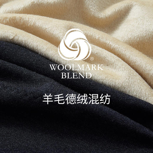 Threegun三枪【匠心系列-羊毛舒暖德绒蚕丝贴护】圆领男士无痕长袖上衣打底衫-23541A921 商品图4
