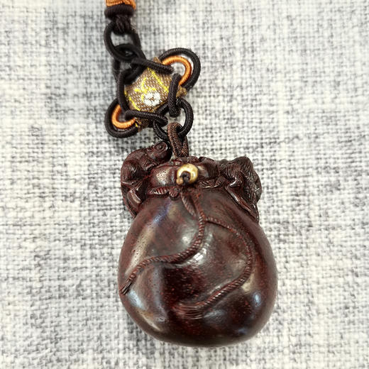 钱袋°小叶紫檀挂件 大款&小款 商品图1