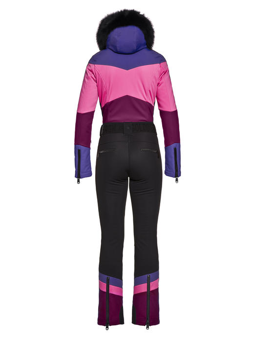 Goldbergh - Pearl Jumpsuit Real Fox Fur - amethyst - 女装 - 连体滑雪服 - 狐毛 - 紫色 商品图2