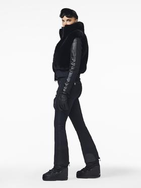 Goldbergh - Hug Bodywarmer - black - 女装 - 背心 - 黑色毛毛