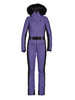 Goldbergh - Parry Jumpsuit Real Fur - Amethyst - 女装 - 连体滑雪服 - 紫色 商品缩略图1