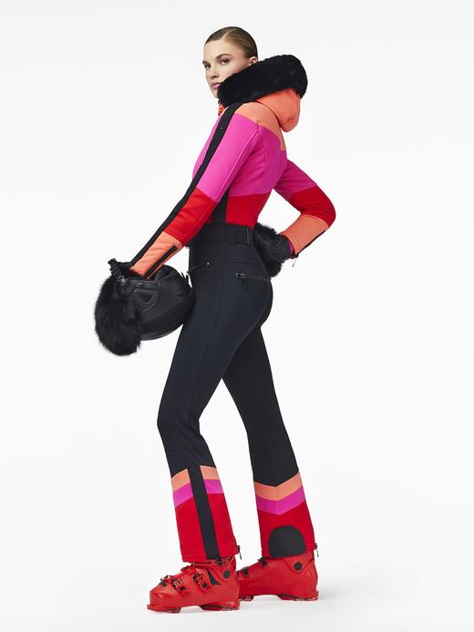 Goldbergh - Pearl Jumpsuit Real Fox Fur - amethyst - 女装 - 连体滑雪服 - 狐毛 - 紫色 商品图5