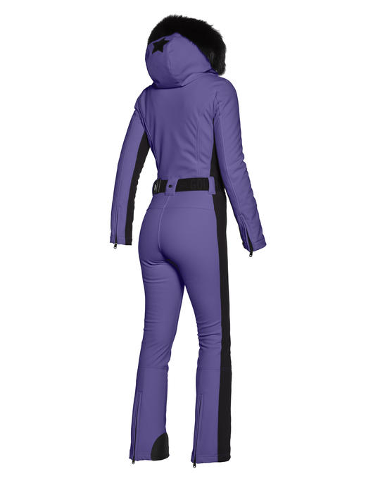 Goldbergh - Parry Jumpsuit Real Fur - Amethyst - 女装 - 连体滑雪服 - 紫色 商品图3