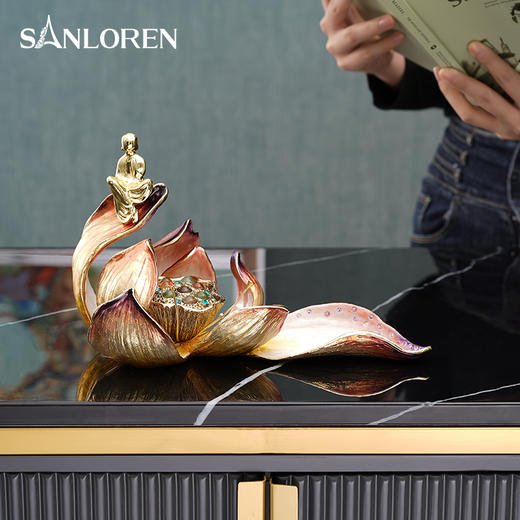 E-LB-15216J 佛心如意B 罗比罗丹摆件 商品图2