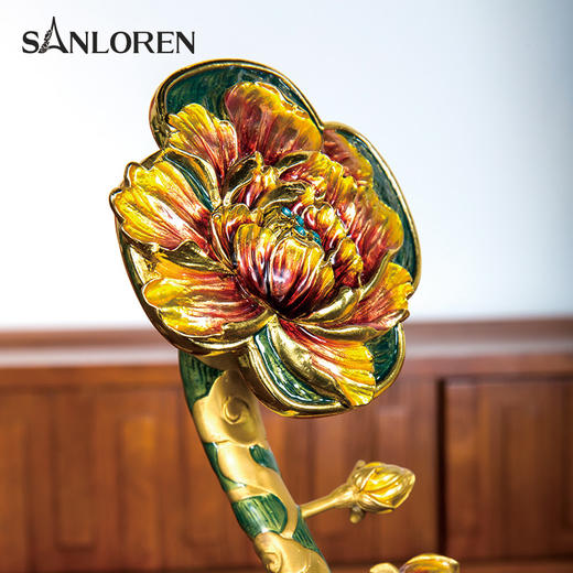 E-S90701C 罗比罗丹 高山流水摆件 精工珐琅 中式摆件珐琅彩轻奢装饰礼品 商品图2