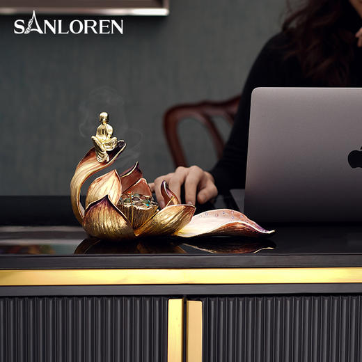 E-LB-15216J 佛心如意B 罗比罗丹摆件 商品图3