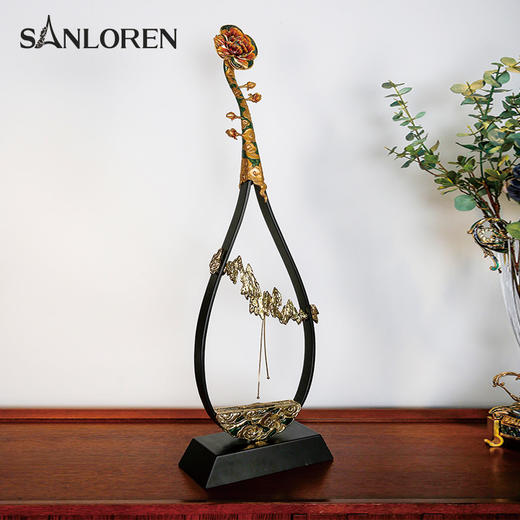 E-S90701C 罗比罗丹 高山流水摆件 精工珐琅 中式摆件珐琅彩轻奢装饰礼品 商品图3