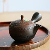 日本进口常滑烧玉龙作窑变丸行樱花纹雕刻急须功夫茶泡茶壶 商品缩略图0