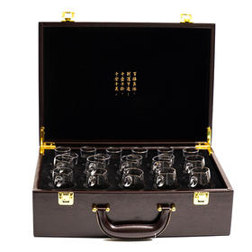 【特惠6折，仅1套，无货退款】罗比罗丹福地流金白酒酒具套装（10杯10壶）乔迁送朋友家居礼品