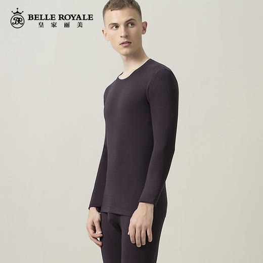 皇家丽美200g保暖牛奶衣男女套装打底薄款秋衣秋裤男士套装冬季BNN8201 商品图2