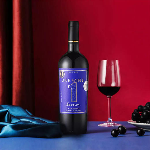 【铂金奖+高分】智利1号限量珍藏卡曼纳干红2019 商品图2