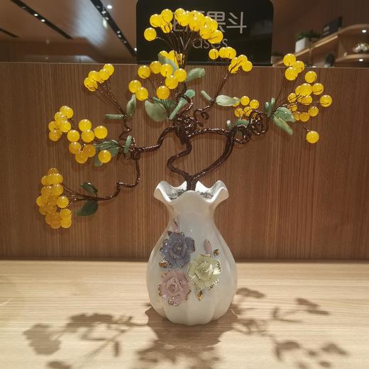 金石小镇-水晶玉石陶瓷发财树/富贵树/摆件-YHD 商品图6