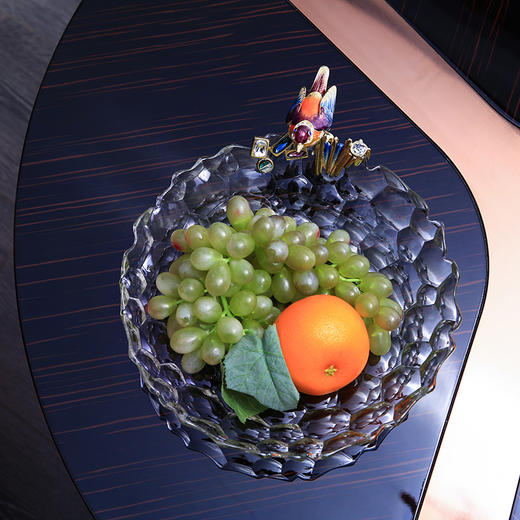 罗比罗丹珐琅彩果盘创意果盘家用客厅茶几家居小鸟干果碟 商品图2