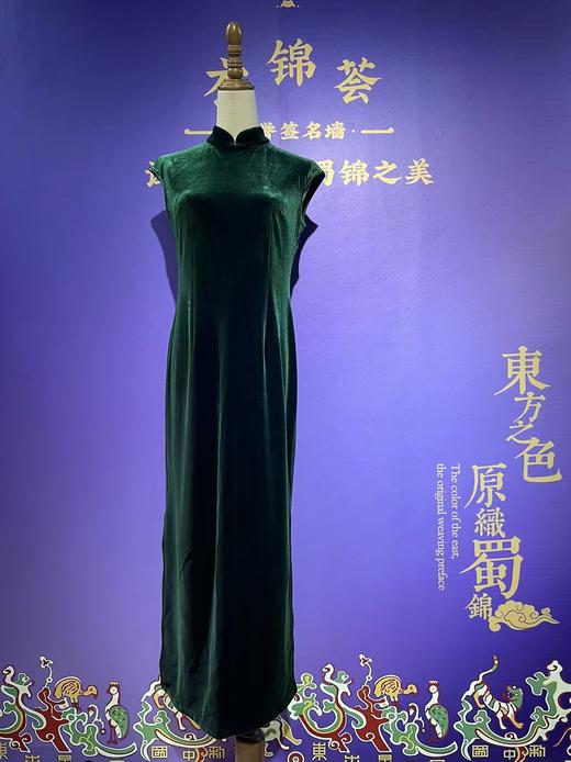 25BWOL9905无袖丝绒连衣裙JW1039 商品图0