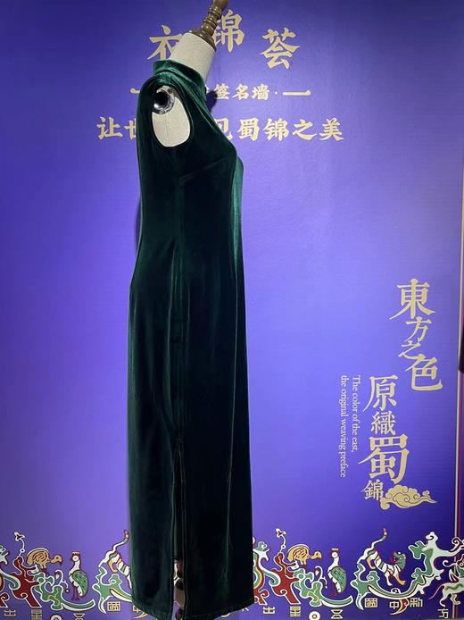 25BWOL9905无袖丝绒连衣裙JW1039 商品图2