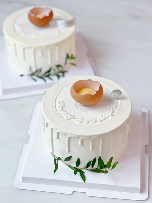 超值秒杀：6英寸鸡蛋蜡烛· 奶油蛋糕 商品图1