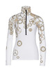 Goldbergh - Mouvement Pully L/S - clocks white - 女装 - 速干 - 白色 商品缩略图1