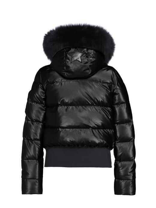 Goldbergh - Bombardino Jacket Real Fur - black - 女装 - 滑雪夹克 - 黑色 商品图1