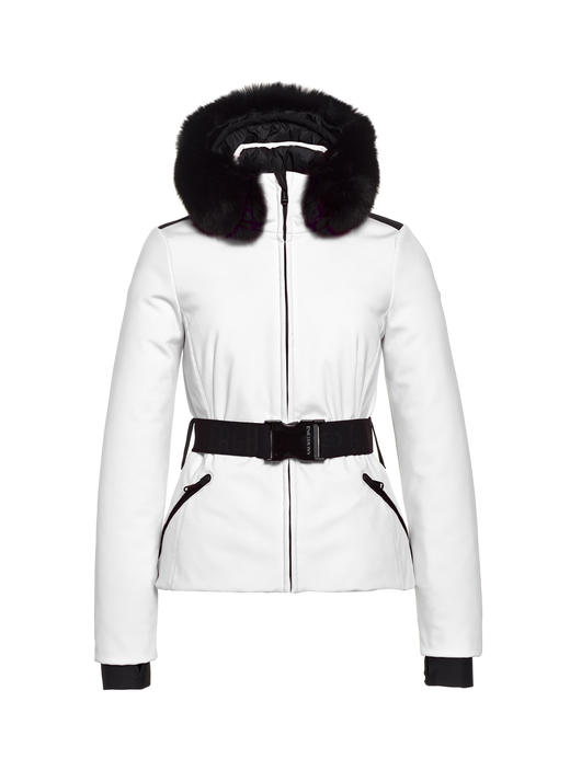 Goldbergh - Hida Jacket Faux Fur - white - 女装 - 滑雪夹克 - 白色 商品图2