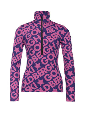 Goldbergh - Type Pully L/S - forever purple ski - 女装 - 速干 - 紫蓝色