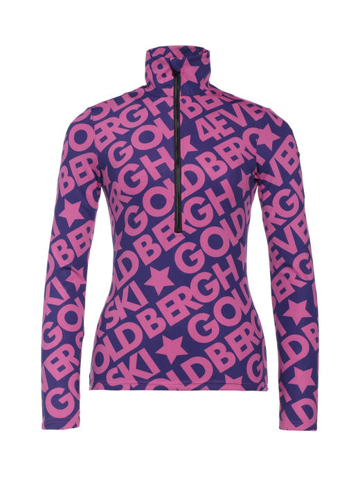 Goldbergh - Type Pully L/S - forever purple ski - 女装 - 速干 - 紫蓝色 商品图0