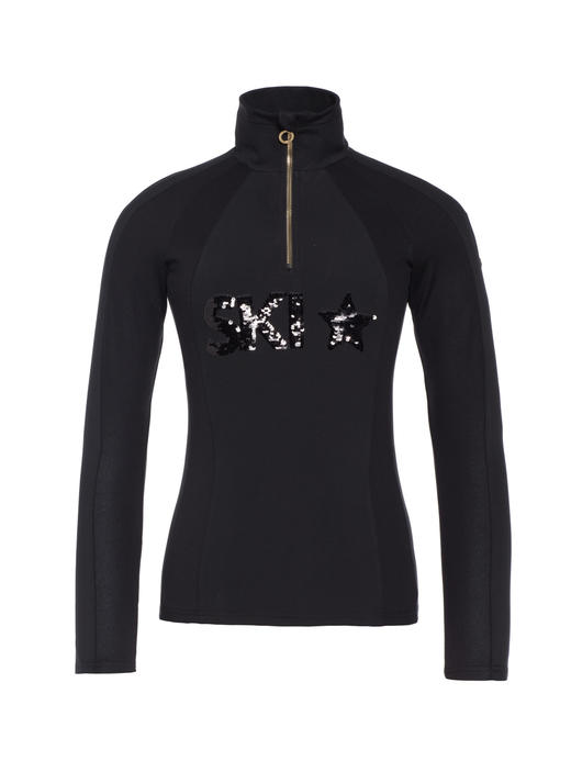 Goldbergh - Davos Pully L/S - black/black - 女装 - 速干 - 黑色 商品图2