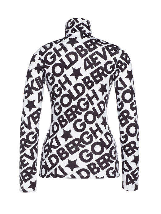 Goldbergh - Type Pully L/S - forever black ski - 女装 - 速干 - 黑白花纹 商品图0