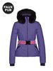 Goldbergh - Hida Jacket Faux Fur - amethyst - 女装 - 滑雪夹克 - 紫水晶 商品缩略图0