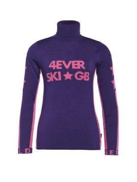 Goldbergh - Sargans Knit Sweater L/S - amethyst - 女装 - 中层 - 紫水晶