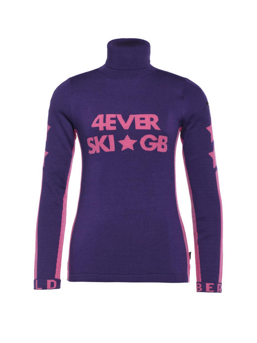 Goldbergh - Sargans Knit Sweater L/S - amethyst - 女装 - 中层 - 紫水晶 商品图0