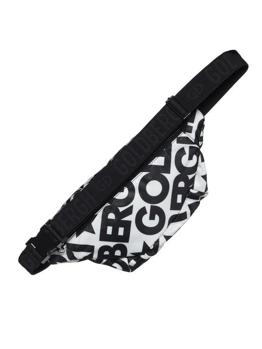 Goldbergh - Leah Fanny Pack - forever black ski - 女装 - 腰包 - 黑白花纹 商品图0