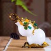 佛罗端斯福禄万代花瓶葫芦摆件玉琉璃珐琅彩工艺家居客厅玄关装饰品至尊烟灰缸 商品缩略图0