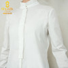 S17002-1女士立领长袖白衬衫 商品缩略图4