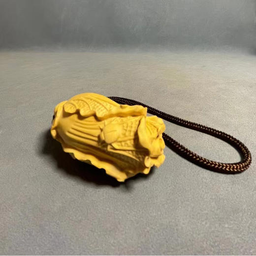 白菜°大/小款黄杨木挂件 商品图1