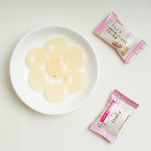 日本Kanro水蜜桃味/葡萄味糖果76g 整颗榨汁 果香浓郁 还原水果鲜香 064450/064449 商品图1