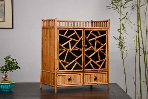 红湘妃竹文房柜 商品图3