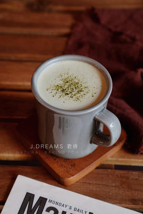 无糖抹茶牛乳