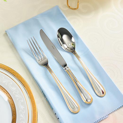 Noritake则武 进口高档不锈钢主餐刀牛排刀叉勺夜曲系列四件套 商品图5