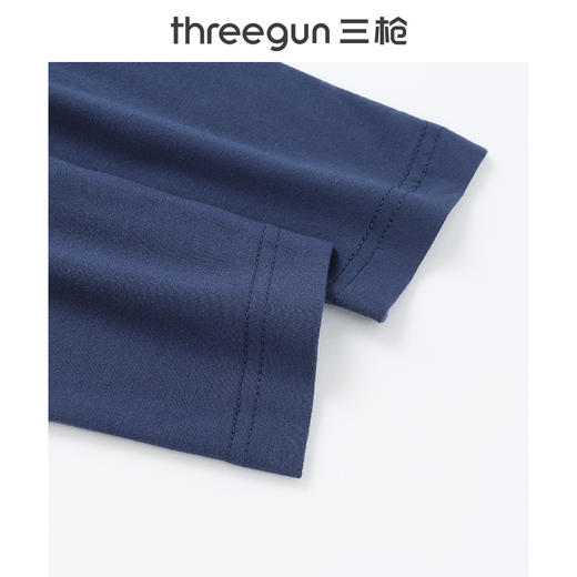 Threegun三枪 【维耐寒薄加暖】V领男士长袖上衣打底衫-23083A211 商品图4