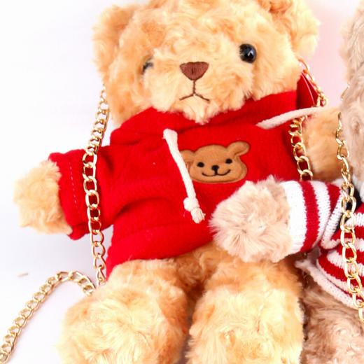 艾达的世界牛奶巧克力制品小熊60g/040963 口感丝滑毛绒玩具小熊可手拿可背挎 商品图6