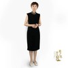 25BWQP8102黑色喜凤丝绒旗袍JW1040 商品缩略图4