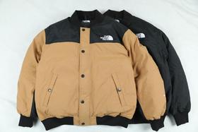 现货！TNF日本限定GORE-TEXDownStadiumJacket防风防水全身压胶棒球夹克款羽绒服