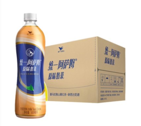 统一阿萨姆原味奶茶500ml*15瓶整箱